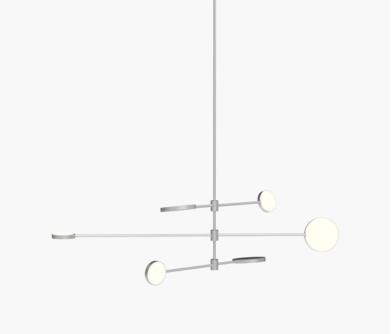 Motion | S 23—07 - Silver Anodised | Suspended lights | Empty State
