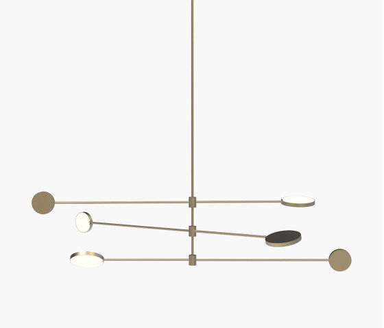 Motion | S 23—09 - Burnished Brass | Suspended lights | Empty State