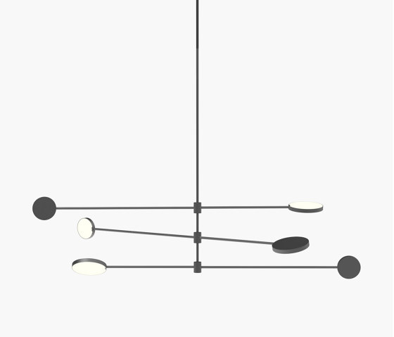Motion | S 23—09 - Black Anodised | Suspended lights | Empty State