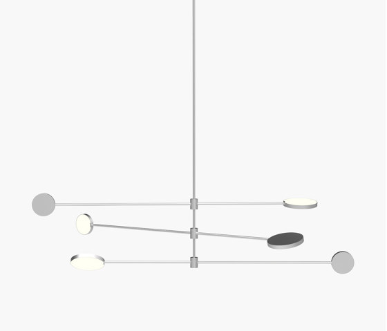 Motion | S 23—09 - Silver Anodised | Suspended lights | Empty State