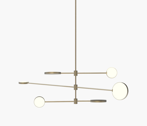 Motion | S 23—10 - Burnished Brass | Suspended lights | Empty State