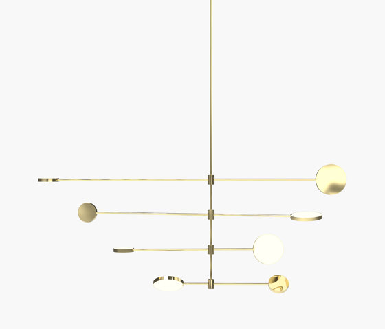 Motion | S 23—11 - Polished Brass | Suspended lights | Empty State