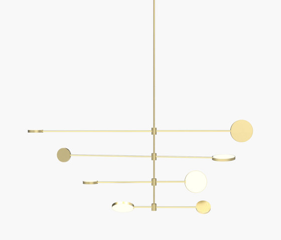 Motion | S 23—11 - Brushed Brass | Suspended lights | Empty State