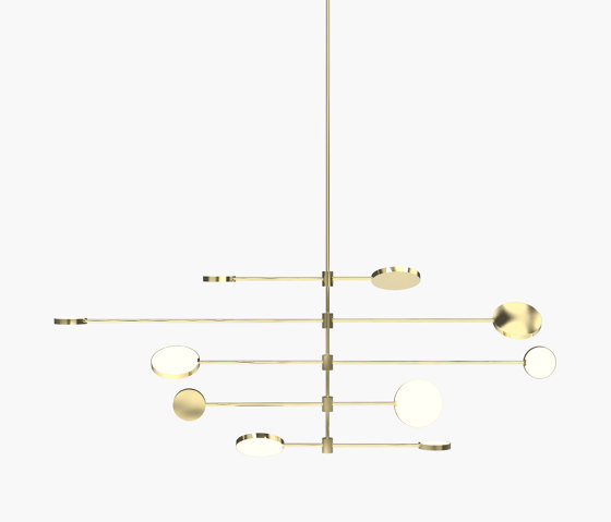 Motion | S 23—12 - Polished Brass | Suspended lights | Empty State