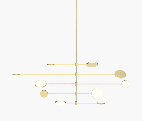 Motion | S 23—12 - Brushed Brass | Suspended lights | Empty State