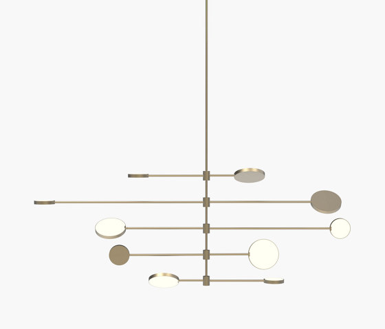 Motion | S 23—12 - Burnished Brass | Suspended lights | Empty State