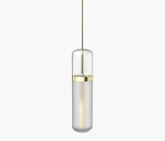 Pill | S 36—01 - Polished Brass - Opal | Suspended lights | Empty State