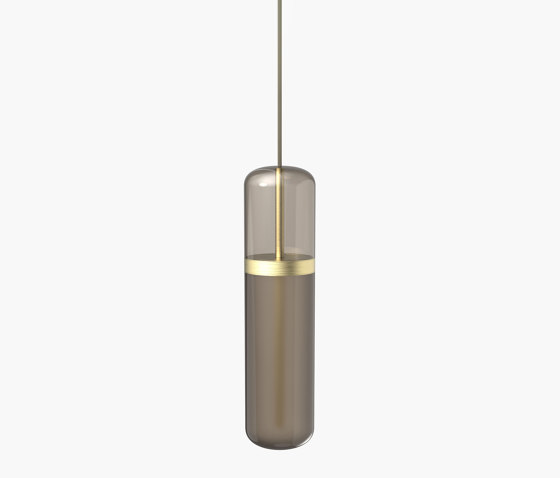 Pill | S 36—01 - Brushed Brass - Smoked | Suspensions | Empty State