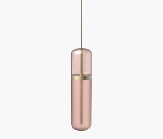 Pill | S 36—01 - Burnished Brass - Pink | Lámparas de suspensión | Empty State