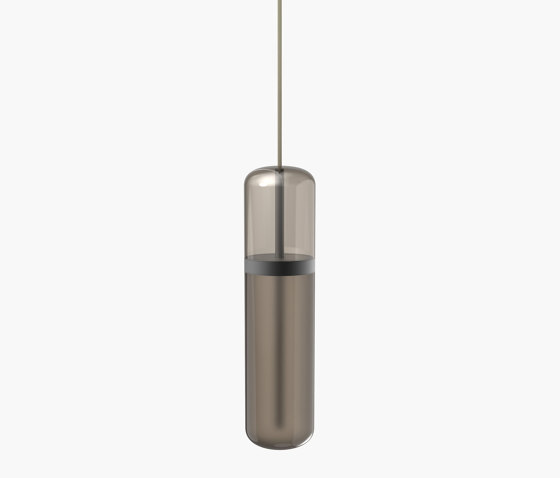 Pill | S 36—01 - Black Anodised - Smoked | Suspended lights | Empty State