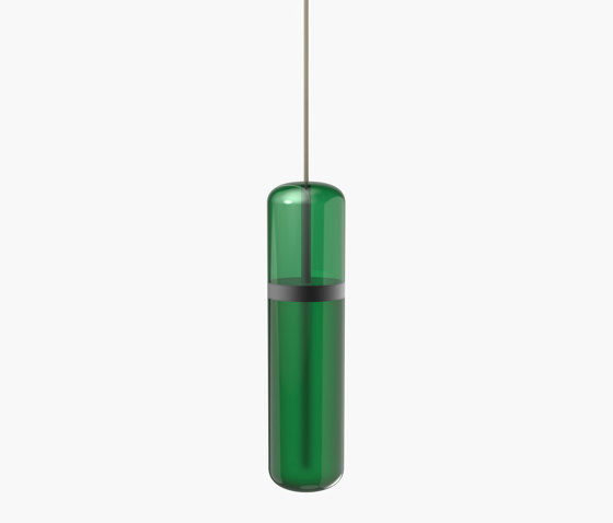 Pill | S 36—01 - Black Anodised - Green | Lámparas de suspensión | Empty State