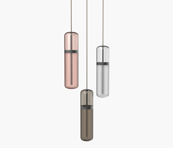 Pill | S 36—02 - Black Anodised - Pink / Smoked / Opal | Suspensions | Empty State