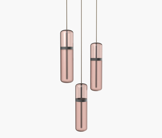 Pill | S 36—02 - Black Anodised - Pink | Pendelleuchten | Empty State