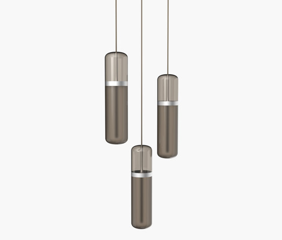 Pill | S 36—02 - Silver Anodised - Smoked | Suspensions | Empty State
