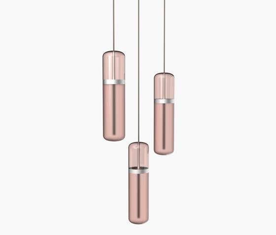 Pill | S 36—02 - Silver Anodised - Pink | Pendelleuchten | Empty State