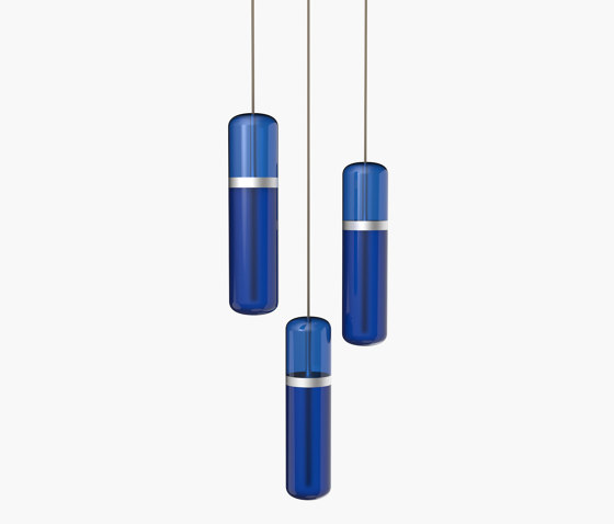 Pill | S 36—02 - Silver Anodised - Blue | Lampade sospensione | Empty State