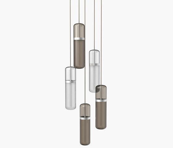 Pill | S 36—03 - Silver Anodised - Opal / Smoked | Suspensions | Empty State