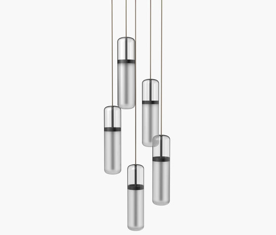 Pill | S 36—03 - Black Anodised - Opal | Suspended lights | Empty State