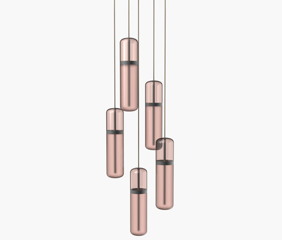 Pill | S 36—03 - Black Anodised - Pink | Lampade sospensione | Empty State