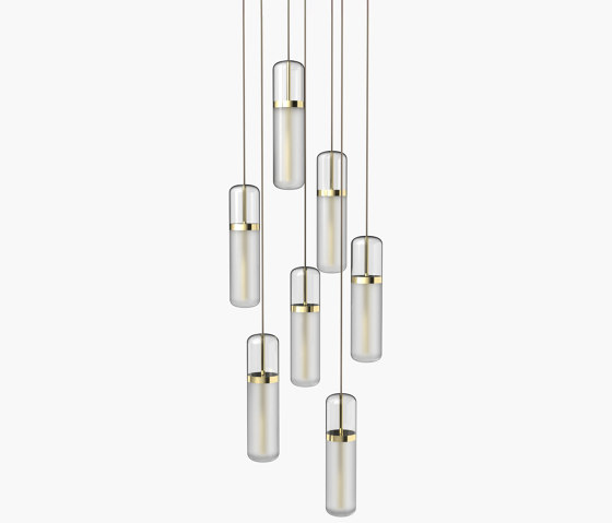 Pill S | 36—04 - Polished Brass - Opal | Suspensions | Empty State