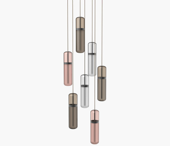 Pill S | 36—04 - Black Anodised - Opal / Pink / Smoked | Suspensions | Empty State