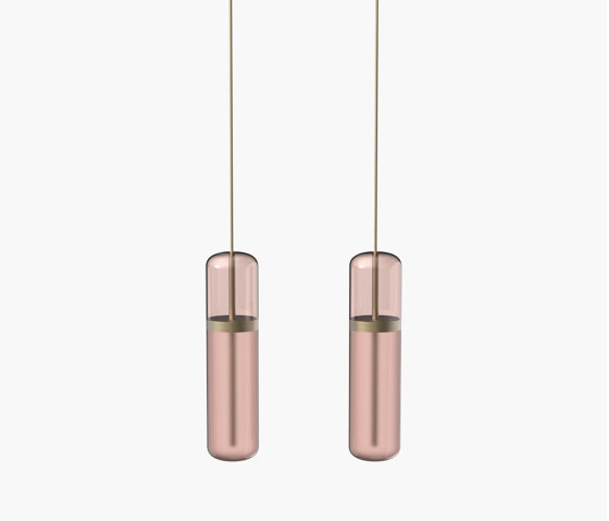 Pill S | 36—05 - Burnished Brass - Pink | Suspensions | Empty State