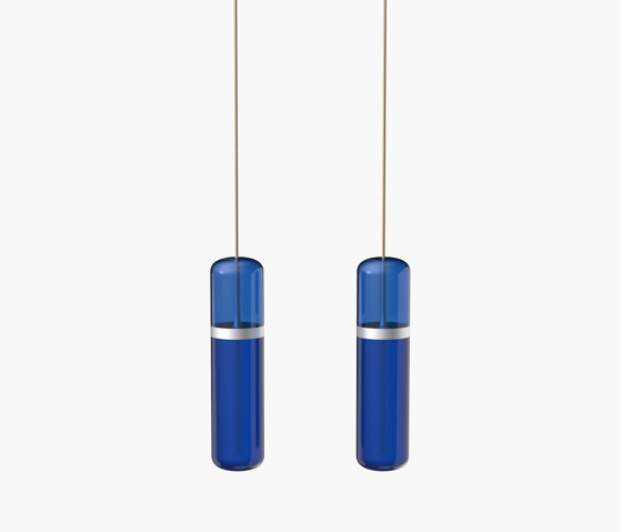 Pill S | 36—05 - Silver Anodised - Blue | Pendelleuchten | Empty State