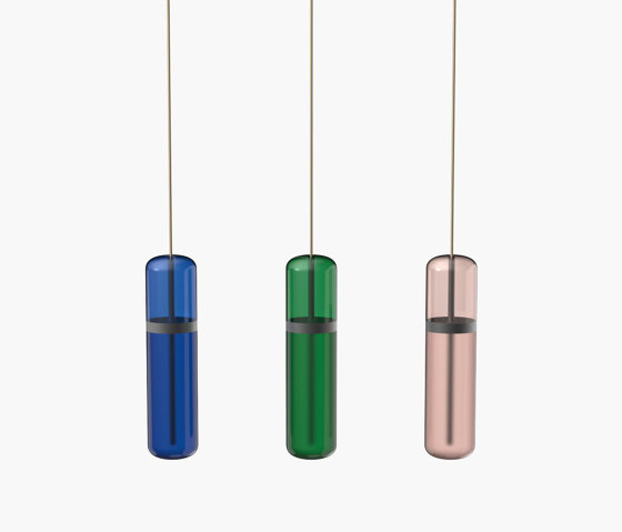 Pill S | 36—06 - Black Anodised - Blue / Green / Pink | Lampade sospensione | Empty State