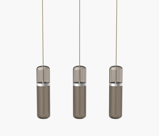 Pill S | 36—06 - Silver Anodised - Smoked | Suspended lights | Empty State