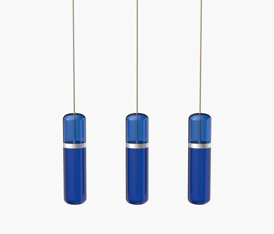 Pill S | 36—06 - Silver Anodised - Blue | Pendelleuchten | Empty State