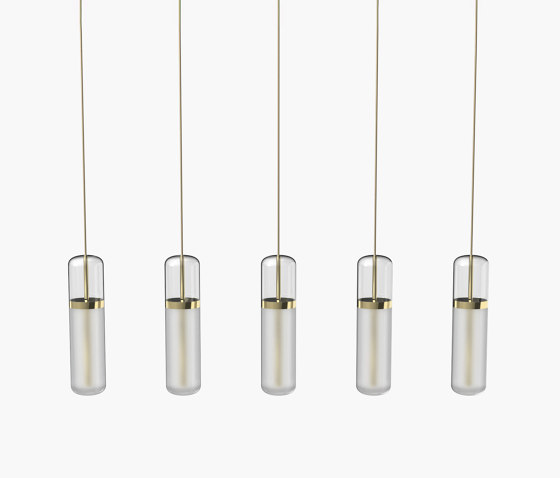 Pill S | 36—07 - Polished Brass - Opal | Suspensions | Empty State