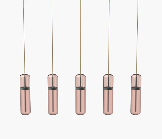 Pill S | 36—07 - Black Anodised - Pink | Suspended lights | Empty State