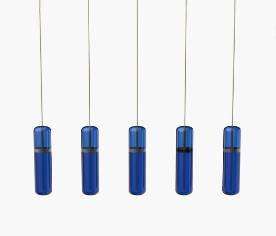 Pill S | 36—07 - Black Anodised - Blue | Suspended lights | Empty State