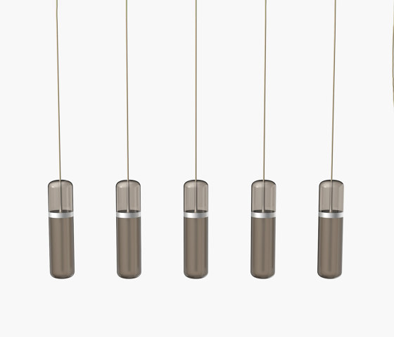 Pill S | 36—07 - Silver Anodised - Smoked | Suspended lights | Empty State
