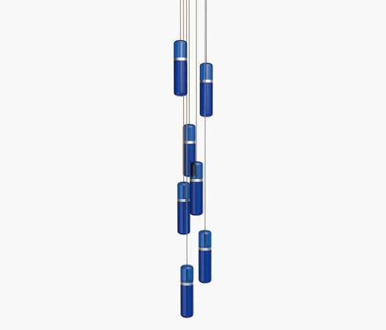 Pill S | 36—08 - Silver Anodised - Blue | Lámparas de suspensión | Empty State