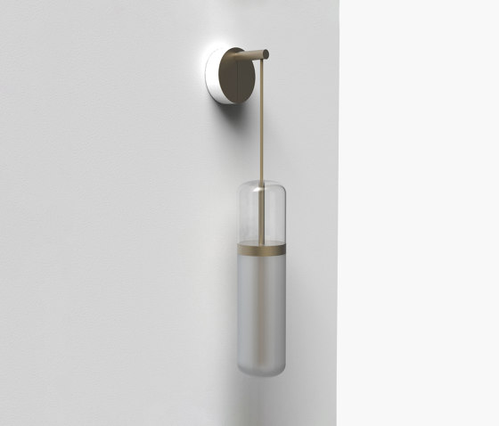 Pill S | 36—09 - Burnished Brass - Opal | Appliques murales | Empty State