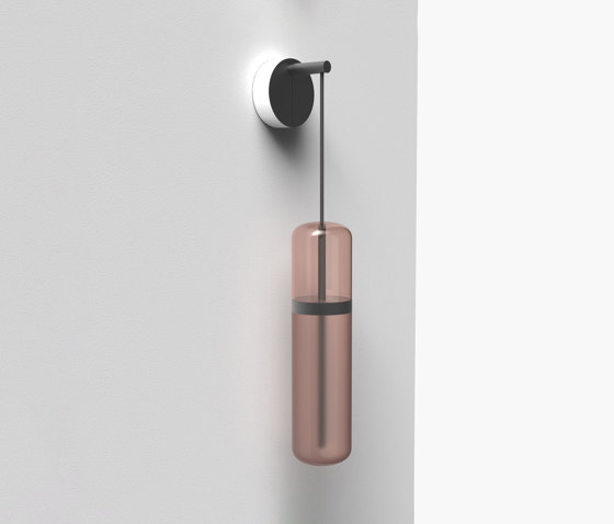 Pill S | 36—09 - Black Anodised - Pink | Appliques murales | Empty State