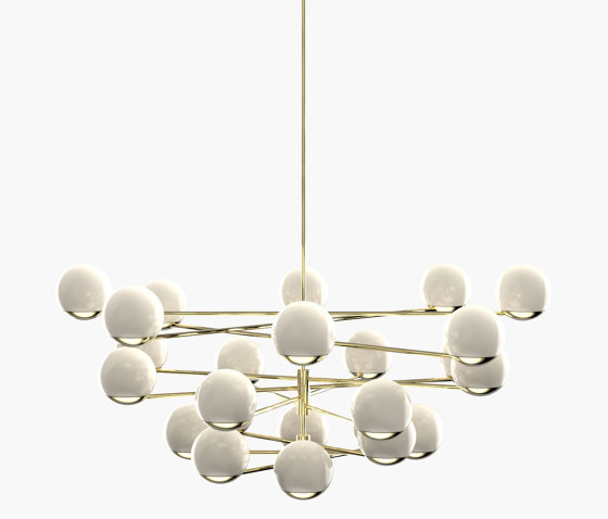 Ball & Hoop | S 19—11 - Polished Brass - Opal | Suspensions | Empty State