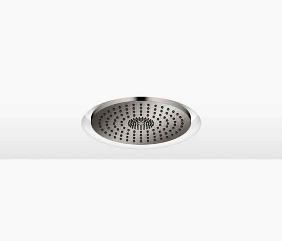 SERIES SPECIFIC - Pomme de douche arrosoir pour montage encastré au plafond Avec lumière 300 mm - Dark Chrome | Robinetterie de douche | Dornbracht