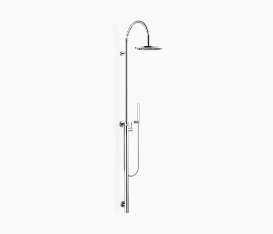 SERIES SPECIFIC - Stèle de douche avec mitigeur monocommande de douche sans douchette - Chrome brossé | Robinetterie de douche | Dornbracht