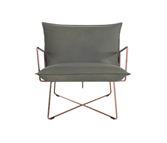 Earl Copper Low Back with Arms | Sillones | Jess