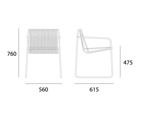 Rada Armchair | Chaises | Altek