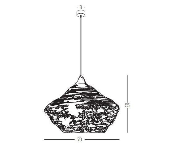 Decorative Bamboo | 22170 | Lampade sospensione | ALPHABET by Zambelis