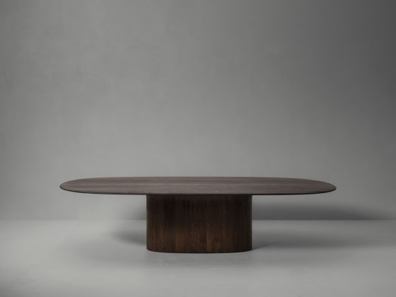 Anvil Dining Table Semi - Oval | Esstische | Van Rossum