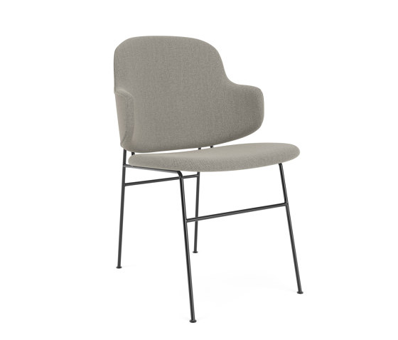 The Penguin Dining Chair, Black Steel / Re-Wool 218 | Stühle | Audo Copenhagen