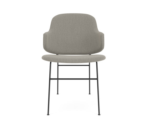 The Penguin Dining Chair, Black Steel / Re-Wool 218 | Sillas | Audo Copenhagen