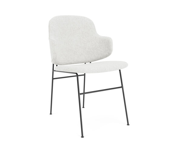 The Penguin Dining Chair, Black Steel / Hallingdal 65 110 | Chaises | Audo Copenhagen