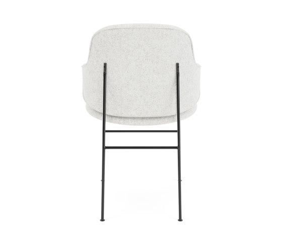 The Penguin Dining Chair, Black Steel / Hallingdal 65 110 | Chairs | Audo Copenhagen
