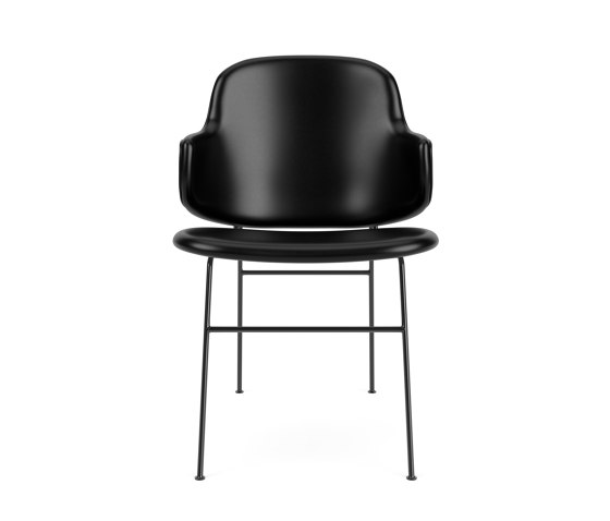 The Penguin Dining Chair, Black Steel / Dakar 0842 | Sedie | Audo Copenhagen