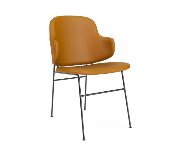 The Penguin Dining Chair, Black Steel / Dakar 0250 | Stühle | Audo Copenhagen